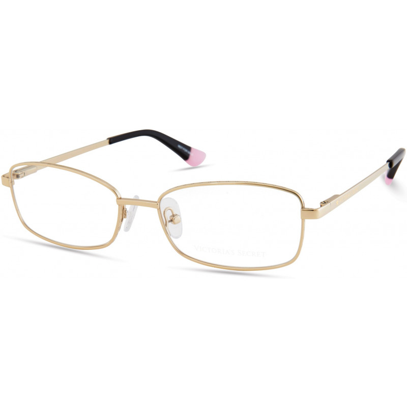 Eyeglasses Victoria's Secret VS 5022 030 Gold W/ Star On Temple Black Tips Eyeglasses Victoria's Secret VS 5022 030 Gold W/ Star On Temple Black Tips