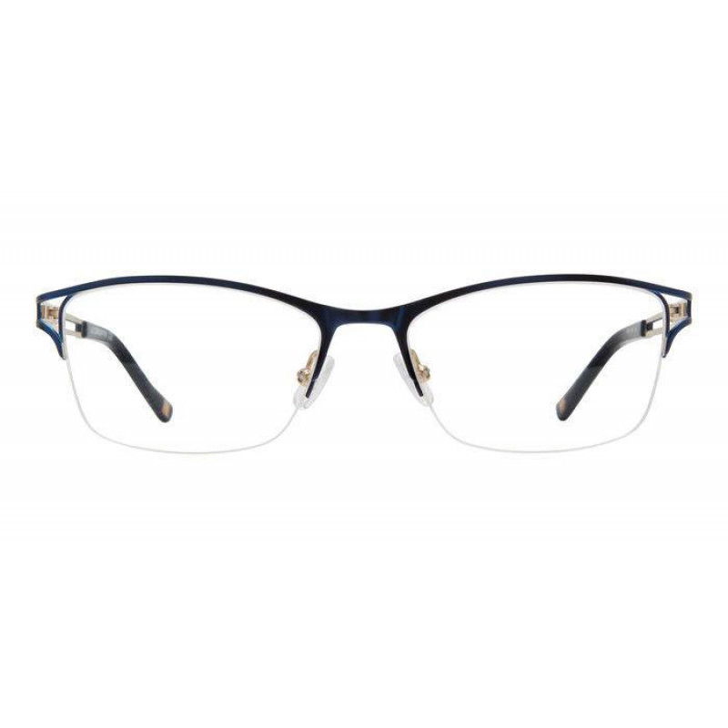 Eyeglasses Liz Claiborne L 661 KY2 Blue Gold 52mm