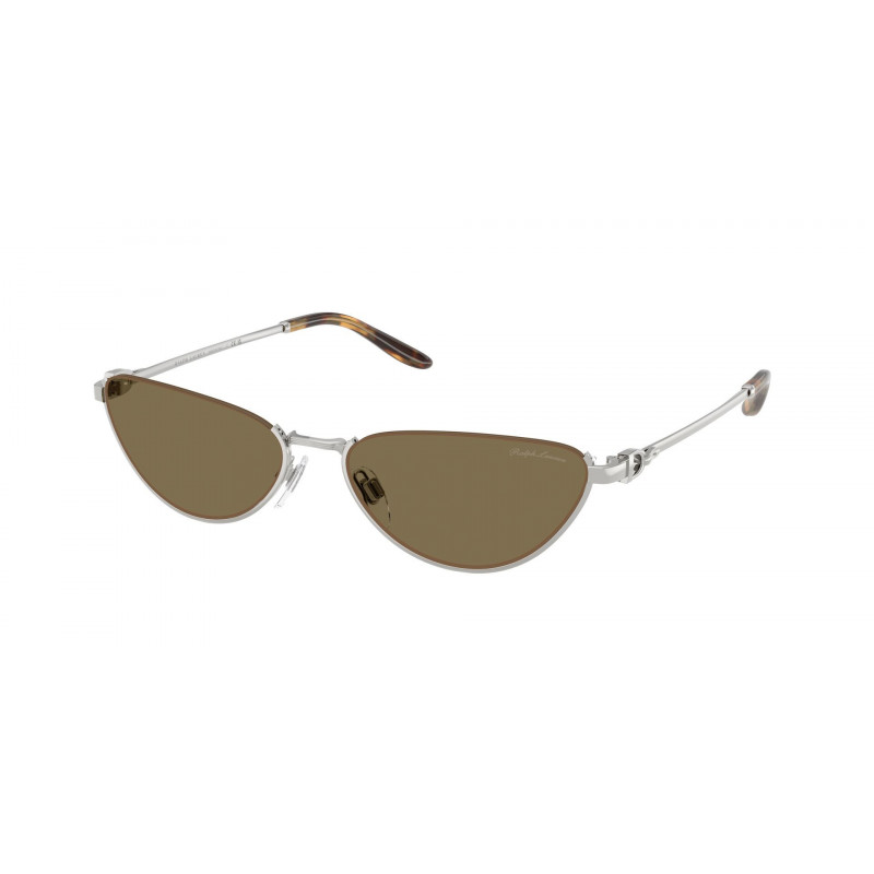 Sunglasses Ralph Lauren RL 7095 900173 Shiny Silver / Light Brown Polyamide Standard 57mm