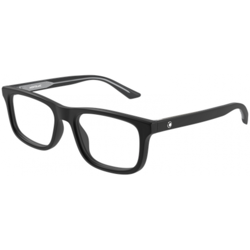 Eyeglasses Montblanc MB 0457 O- 007 Black / Transparent 57mm