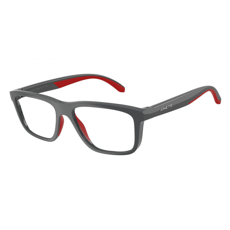 Eyeglasses Arnette AN 7271 2841 Dark Grey/Red Rubber / Recycled Demo 55mm