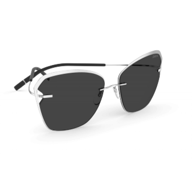Sunglasses Silhouette Titan Accent Shades 8174 7000 Rhodium Sunglasses Silhouette Titan Accent Shades 8174 7000 Rhodium