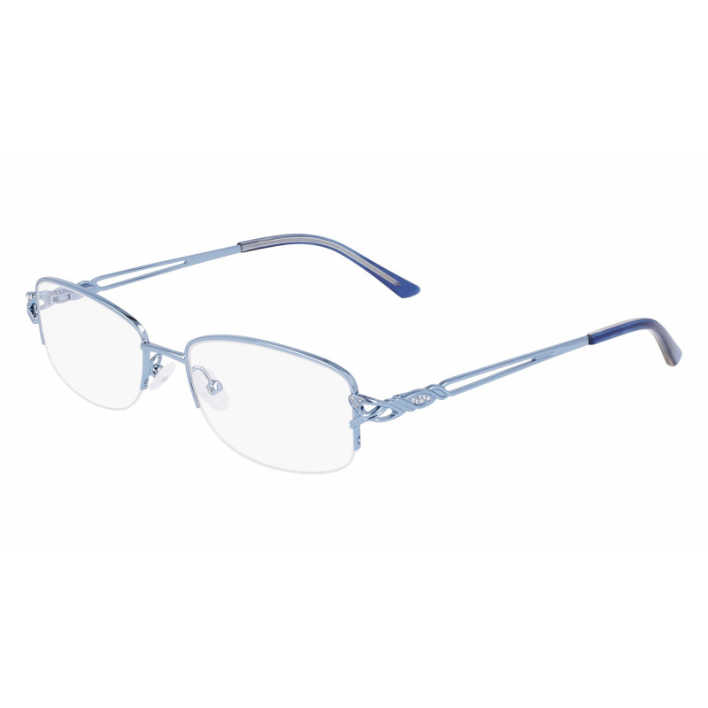 Eyeglasses MARCHON TRES JOLIE 198 456 Light Blue Eyeglasses MARCHON TRES JOLIE 198 456 Light Blue