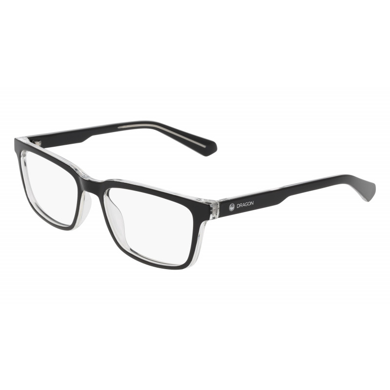 Eyeglasses DRAGON DR 2063 001 Black Over Crystal 55mm