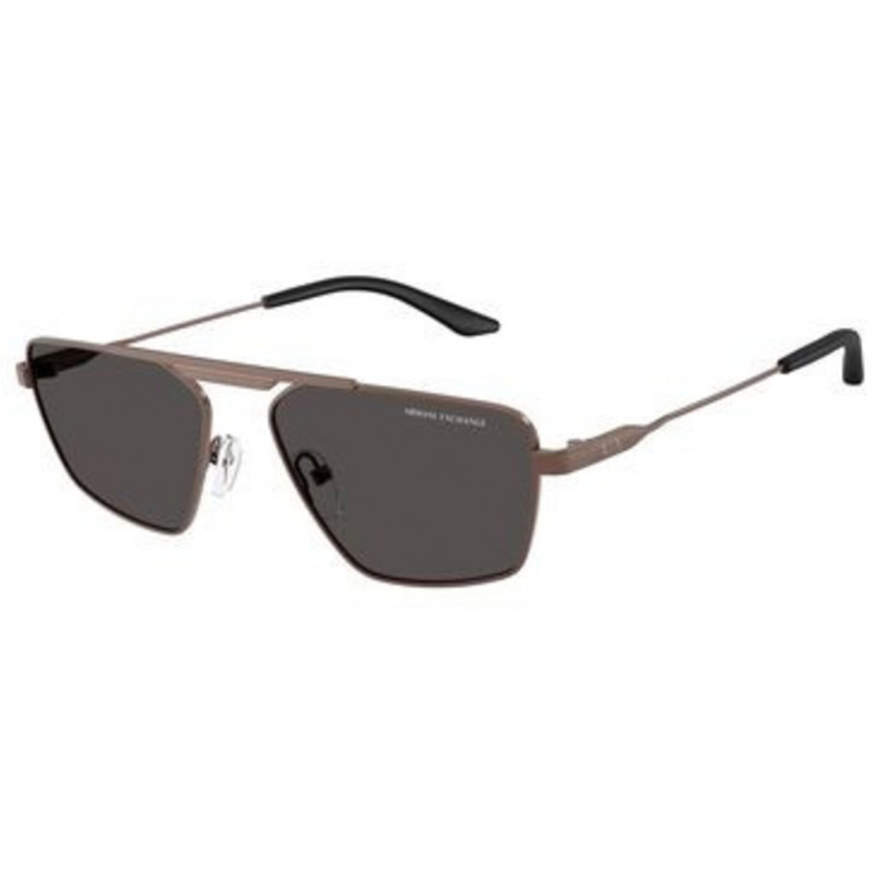 Sunglasses Armani Exchange AX 2059 S 610687 Matte Bronze / Dark Grey Policarbonate Standard 56mm