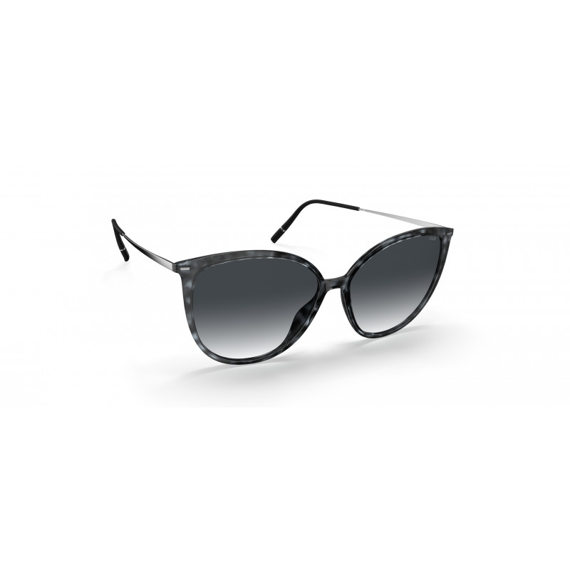 Sunglasses Silhouette Hermosa Fullrim 3195 6540 Grey/Silver Sunglasses Silhouette Hermosa Fullrim 3195 6540 Grey/Silver