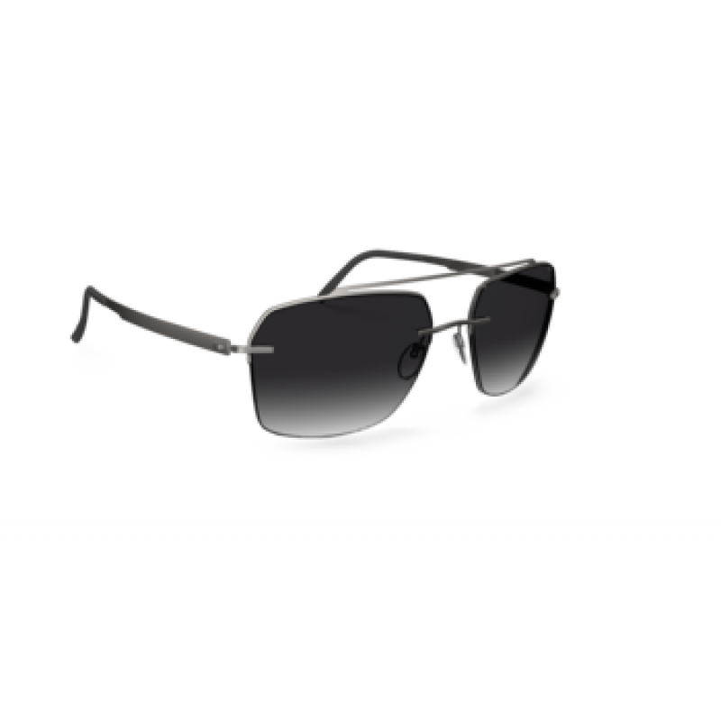 Sunglasses Silhouette Croisette Club 8726 6560 Ruthenium/Black Sunglasses Silhouette Croisette Club 8726 6560 Ruthenium/Black