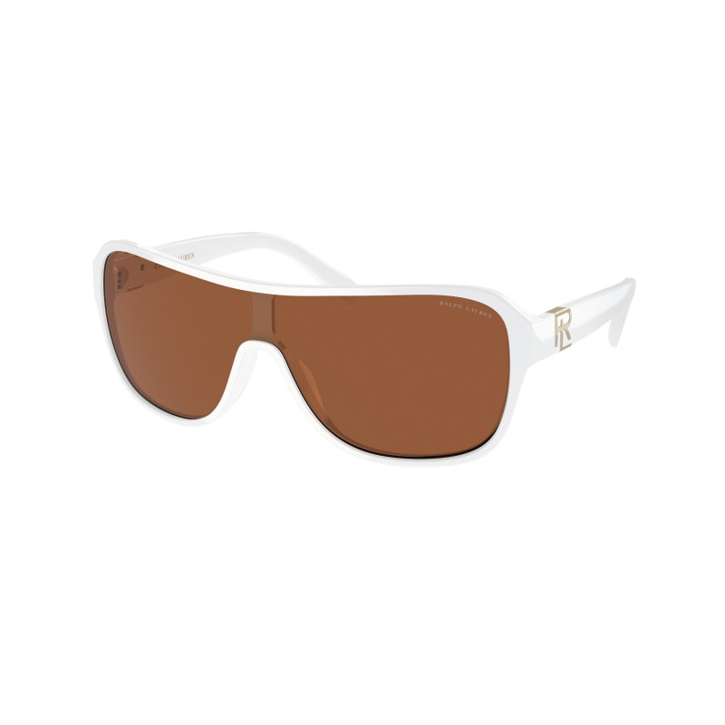 Sunglasses Ralph Lauren RL 8214 U 605573 The Dillion Off White Brown Sunglasses Ralph Lauren RL 8214 U 605573 The Dillion Off White Brown