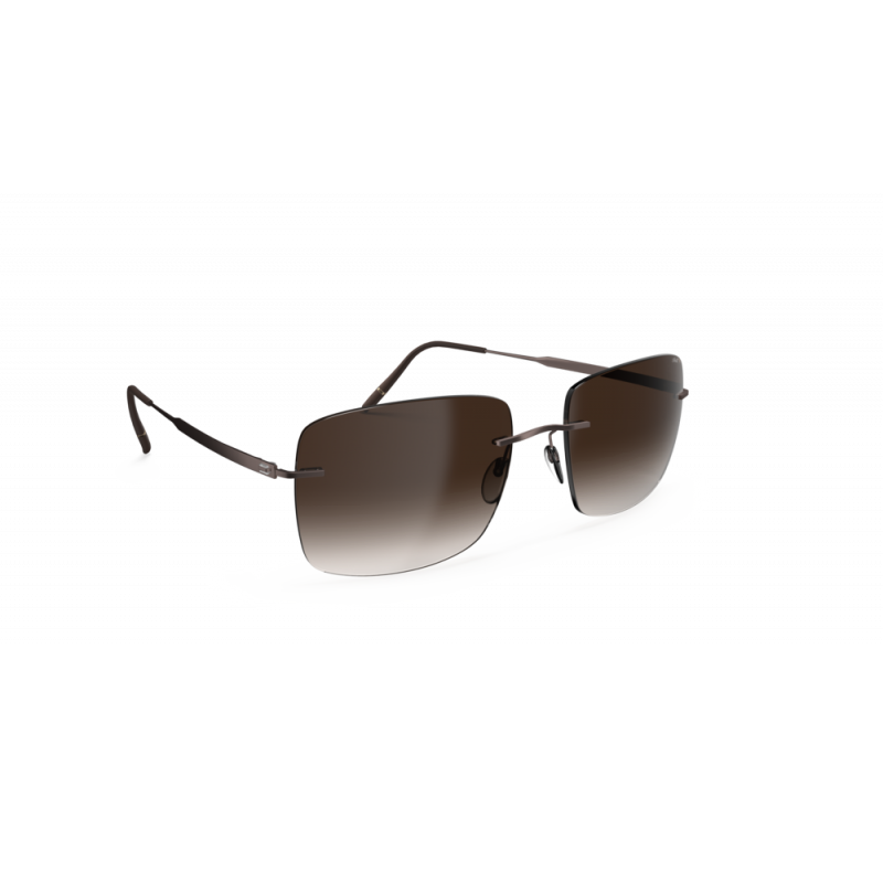 Sunglasses Silhouette Chesterman Rimless 8752 6040 Mocha Mousse 59mm