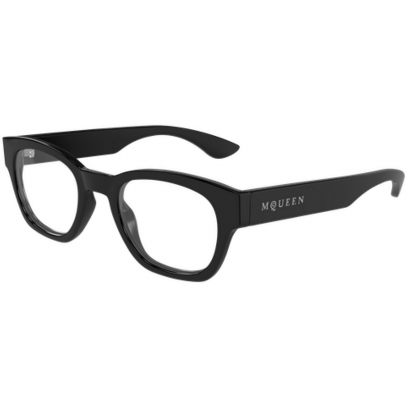 Eyeglasses Alexander McQueen AM 0530 O- 005 Black / Transparent 52mm