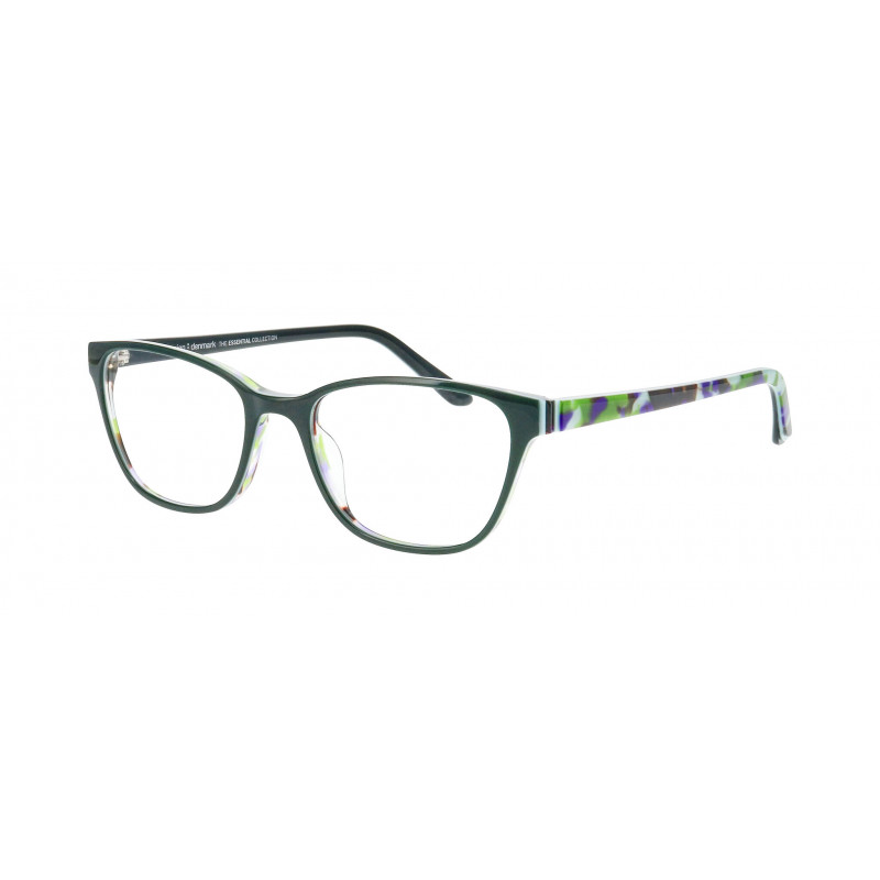 Eyeglasses Pro-design Denmark Model 3660 9532 Green Dark Shiny 51mm