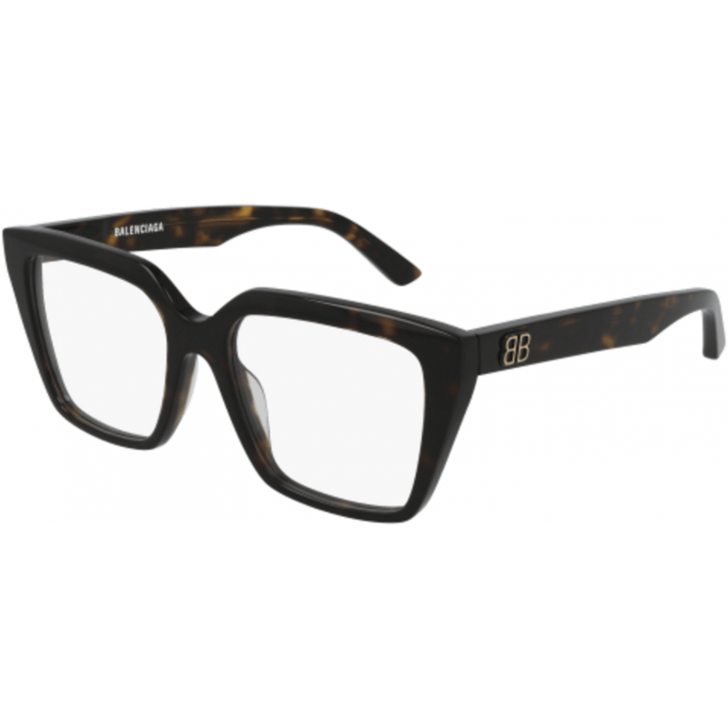 Eyeglasses Balenciaga BB 0130 O- 005 Havana / Transparent 53mm