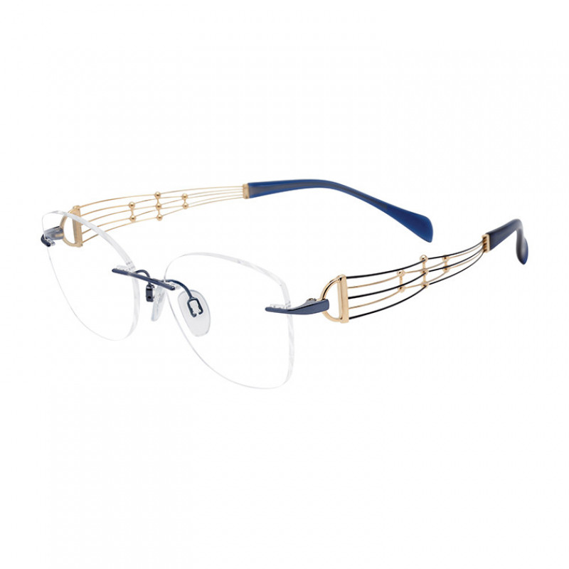 Eyeglasses Line Art 2186 Navy NV Eyeglasses Line Art 2186 Navy NV