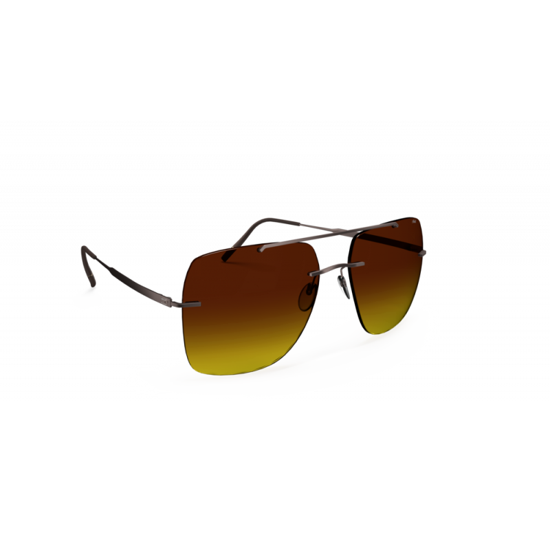 Sunglasses Silhouette Panmure Rimless 8750 6040 Mocha Mousse 60mm