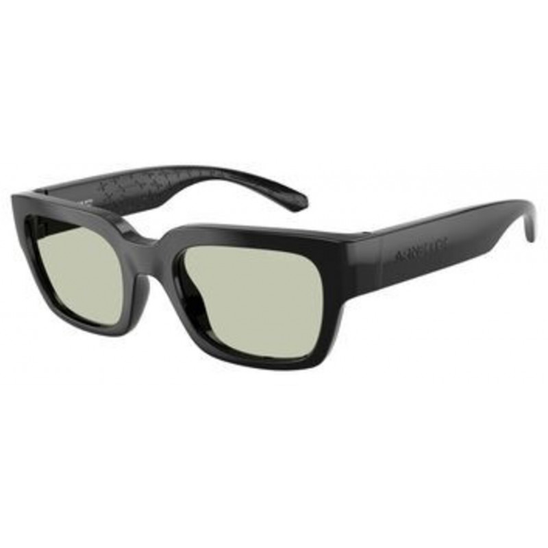 Sunglasses Arnette AN 4354 2900/2 Black / Light Green Policarbonate Standard 49mm