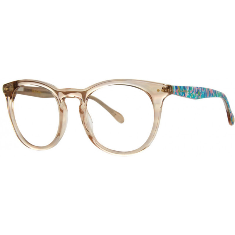 Eyeglasses Lilly Pulitzer Reyes Crystal Sand Eyeglasses Lilly Pulitzer Reyes Crystal Sand
