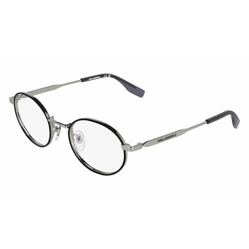 Eyeglasses KARL LAGERFELD KL 369 044 Silver Black 51mm