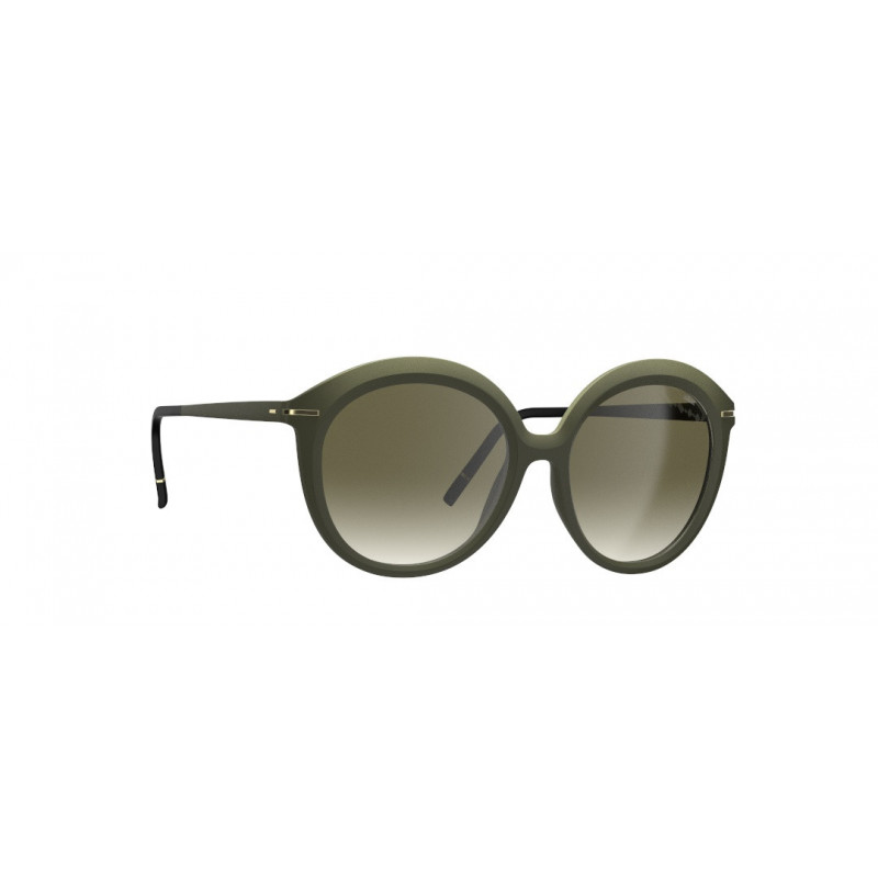 Sunglasses Silhouette Dora Three 3198 5540 Olive Green 57mm
