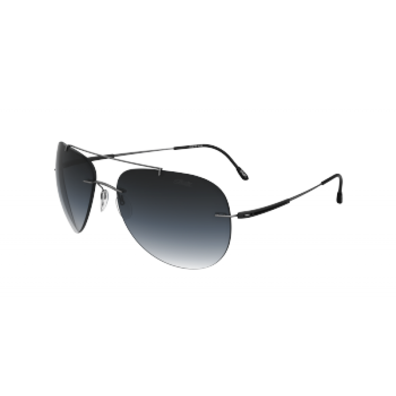 Sunglasses Silhouette Adventurer 8176 6560 Ruthenium/Black 58mm