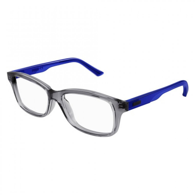 Eyeglasses Puma PJ 0072 OA- 004 Grey / Transparent Blue Eyeglasses Puma PJ 0072 OA- 004 Grey / Transparent Blue