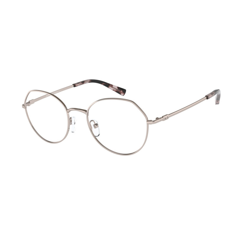 armani exchange rose gold glasses