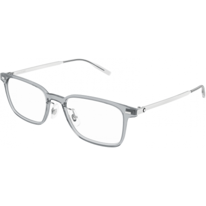 Eyeglasses Montblanc MB 0394 ON- 008 Grey / Transparent Silver 56mm