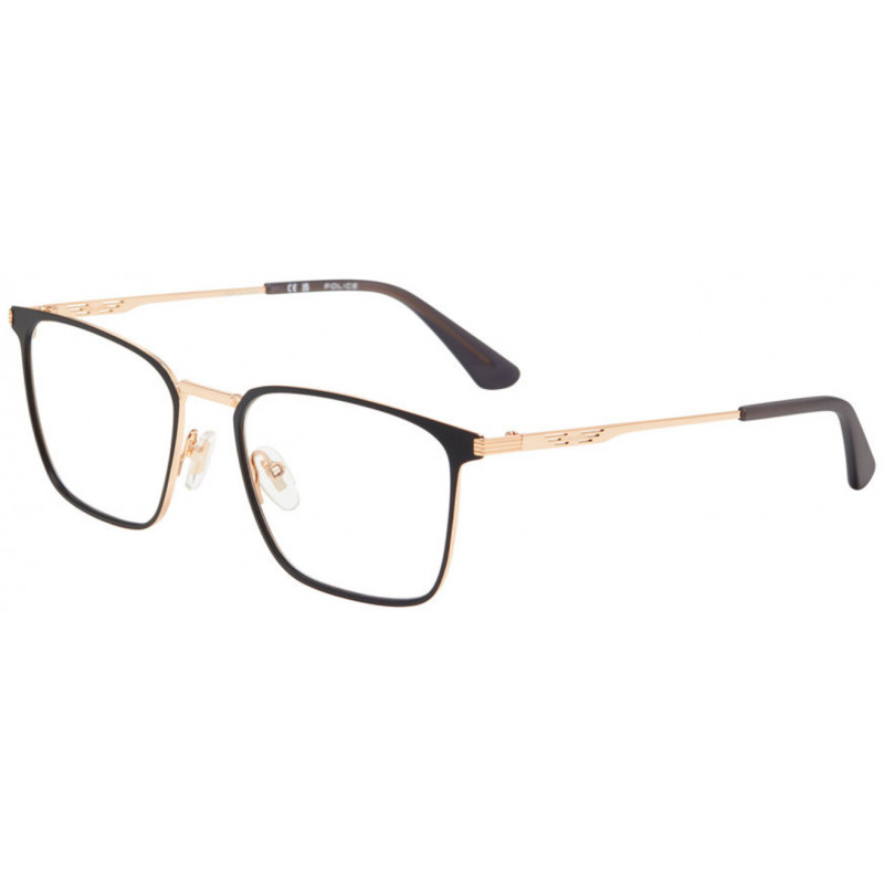 Sunglasses Police VPLQ 70 0302 Rose Gold W/Black Parts 55mm