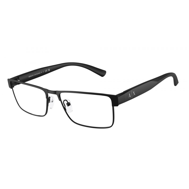 Eyeglasses Armani Exchange AX 1078 6000 Matte Black Demo Lens 55mm