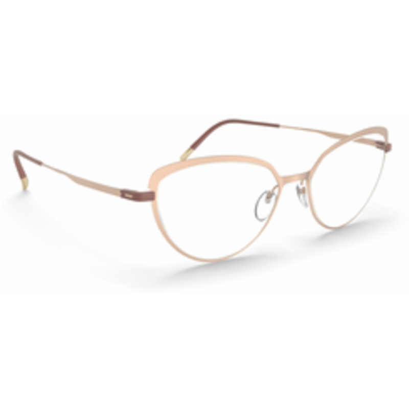 Eyeglasses Silhouette Lite Wave Full Rim 5532 6040 Silky Caramel 52mm