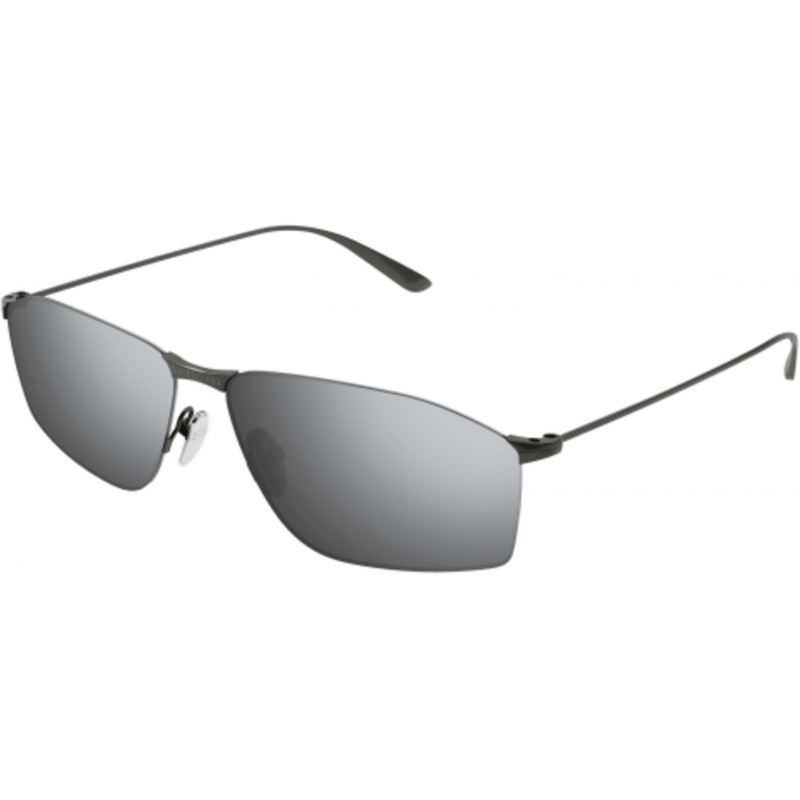 Sunglasses Balenciaga BB 0413 S- 004 Gunmetal / Silver 62mm