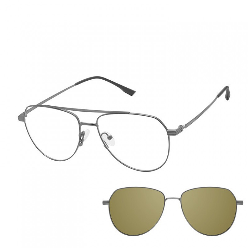 Eyeglasses Eddie Bauer 32096 Gunmetal GU 56mm