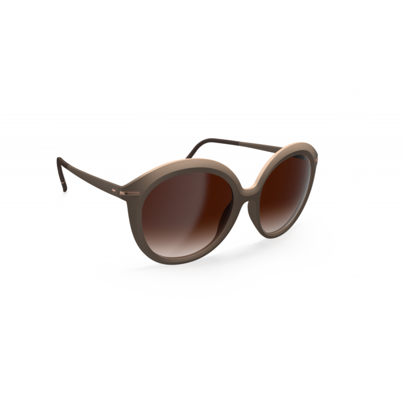 Sunglasses Silhouette Dora Three 3198 6030 Mocha Mousse 57mm