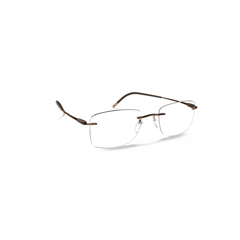 Eyeglasses Silhouette Purist Chassis Rimless 5561 6040 Harmonious Brown Eyeglasses Silhouette Purist Chassis Rimless 5561 6040 Harmonious Brown