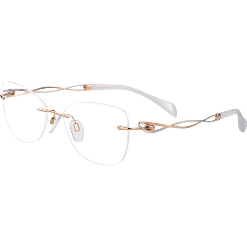 Eyeglasses Line Art 2147 White Gold GW 51mm