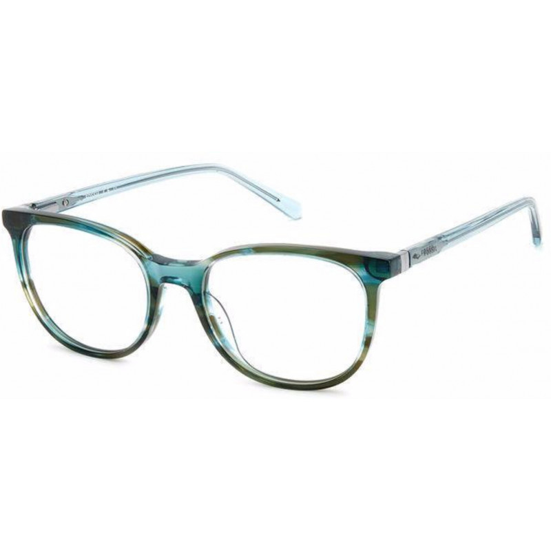 Eyeglasses Fossil FOS 7143 6AK Green Horn 53mm