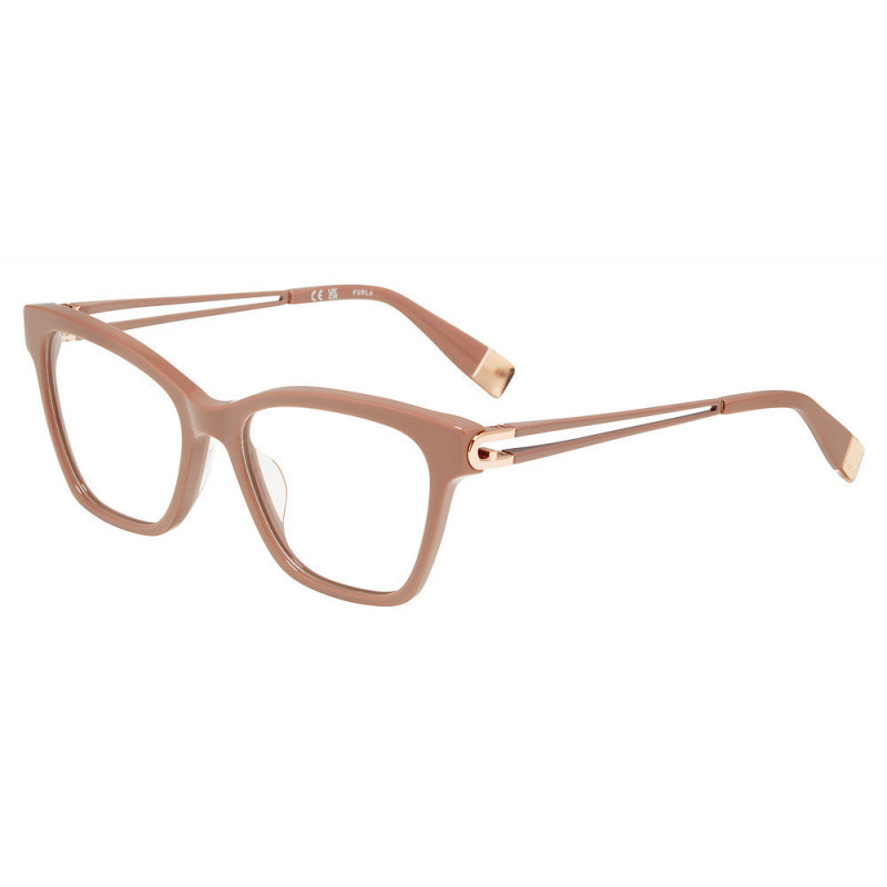 Sunglasses Furla VFUB 05 06k6 Shiny Full Beige 53mm