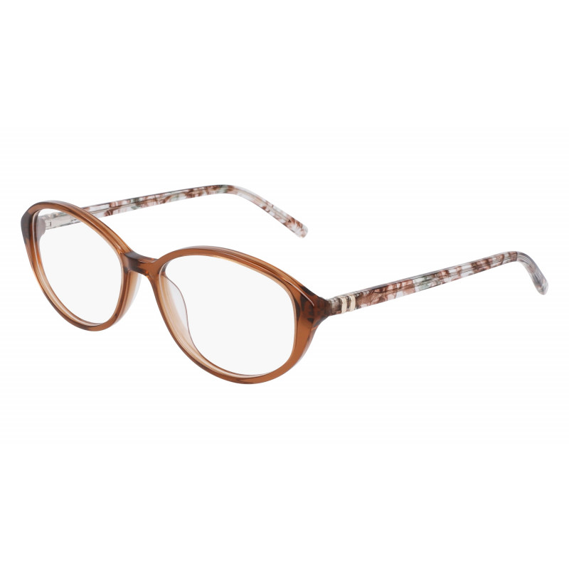Eyeglasses MARCHON M- 5025 N 232 Crystal Brown/Brown Marble Eyeglasses MARCHON M- 5025 N 232 Crystal Brown/Brown Marble