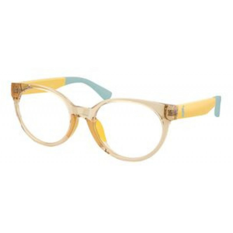 Eyeglasses Polo Prep PP 8554 U 5756 Shiny Transparent Light Yellow / Demo Lens 47mm