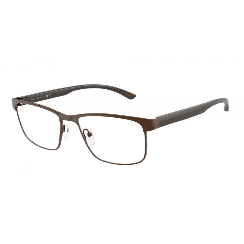 Eyeglasses Armani Exchange AX 1070 6083 Matte Brown Demo Lens 58mm