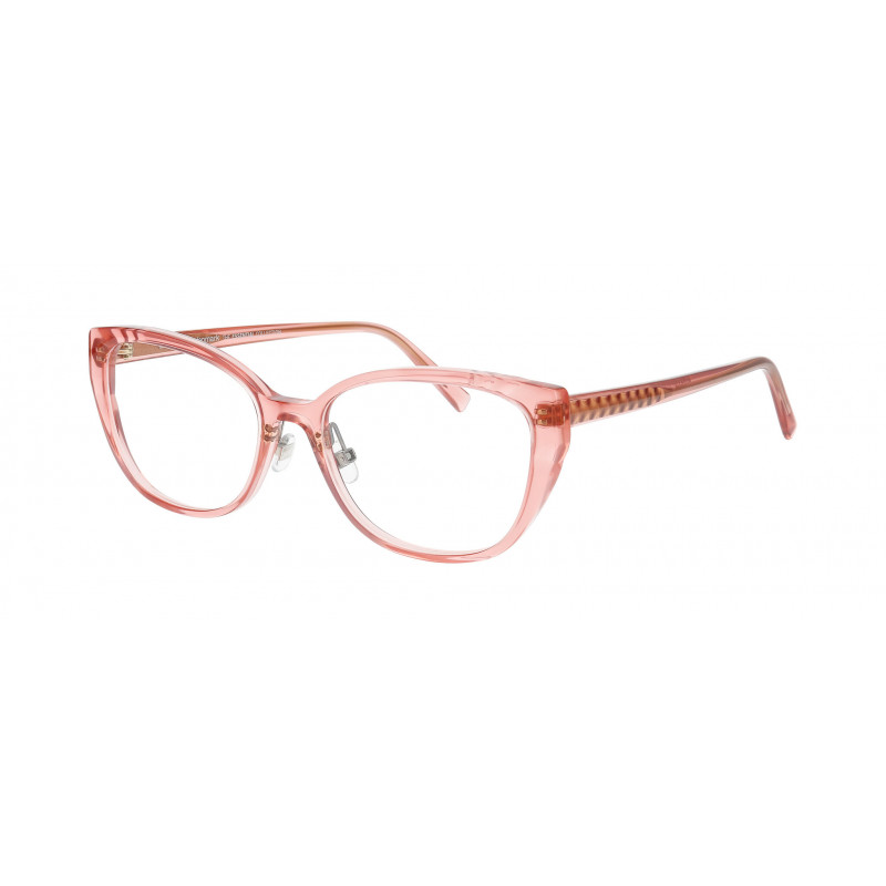 Eyeglasses Pro-design Denmark AURA 2 4415 Orange-red Light Transparent / Nosepad 54mm