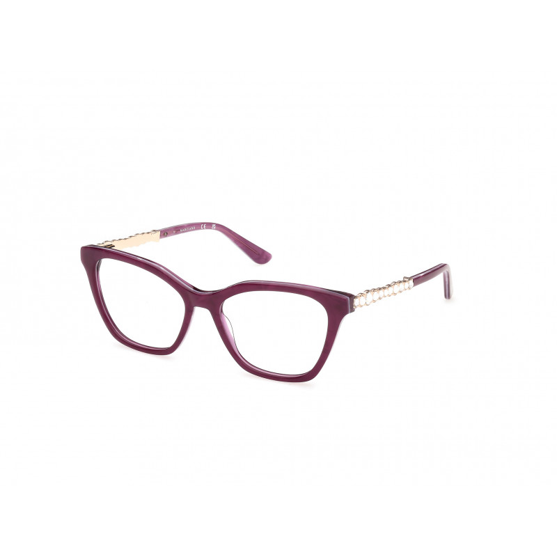 Eyeglasses Guess By Marciano GM 50059 083 Violet/Pearl / Shiny Pale Gold 53mm