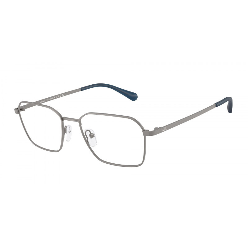 Eyeglasses Armani Exchange AX 1079 6003 Matte Gunmetal Demo Lens 53mm