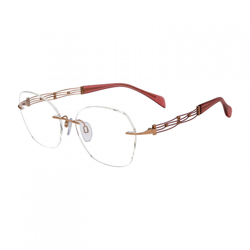 Eyeglasses Line Art 2188 Rose Gold RG Eyeglasses Line Art 2188 Rose Gold RG