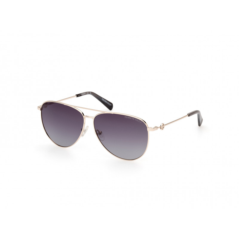 Sunglasses Kenneth Cole New York KC 7270 32B Shiny Pale Gold / 59mm