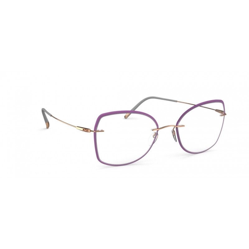 Eyeglasses Silhouette Dynamics Colorwave Chassis Rimless 5500 3830 Rosegold / Blackberry Eyeglasses Silhouette Dynamics Colorwave Chassis Rimless 5500 3830 Rosegold / Blackberry