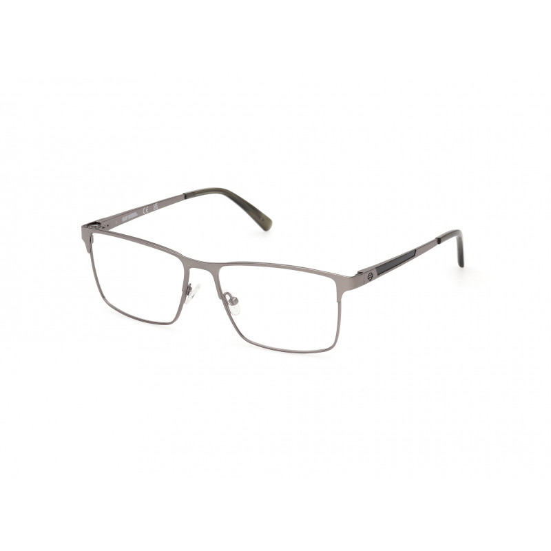 Eyeglasses Harley-Davidson HD 50073 009 Matte Gunmetal / Green Horn Eyeglasses Harley-Davidson HD 50073 009 Matte Gunmetal / Green Horn