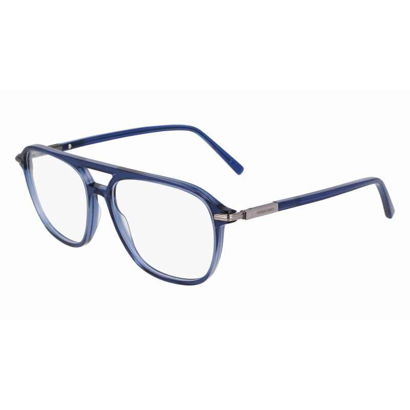 Eyeglasses FERRAGAMO SF 3006 432 Transparent Blue Eyeglasses FERRAGAMO SF 3006 432 Transparent Blue