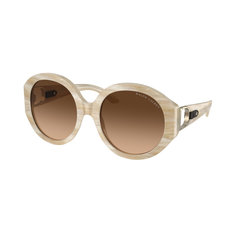 Sunglasses Ralph Lauren RL 8188 Q 608474 Cream Horn Gradient Brown 56mm