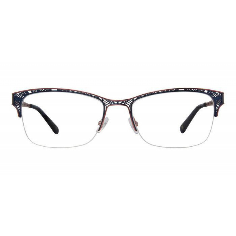 Eyeglasses Liz Claiborne L 645 E8W Blue Eyeglasses Liz Claiborne L 645 E8W Blue