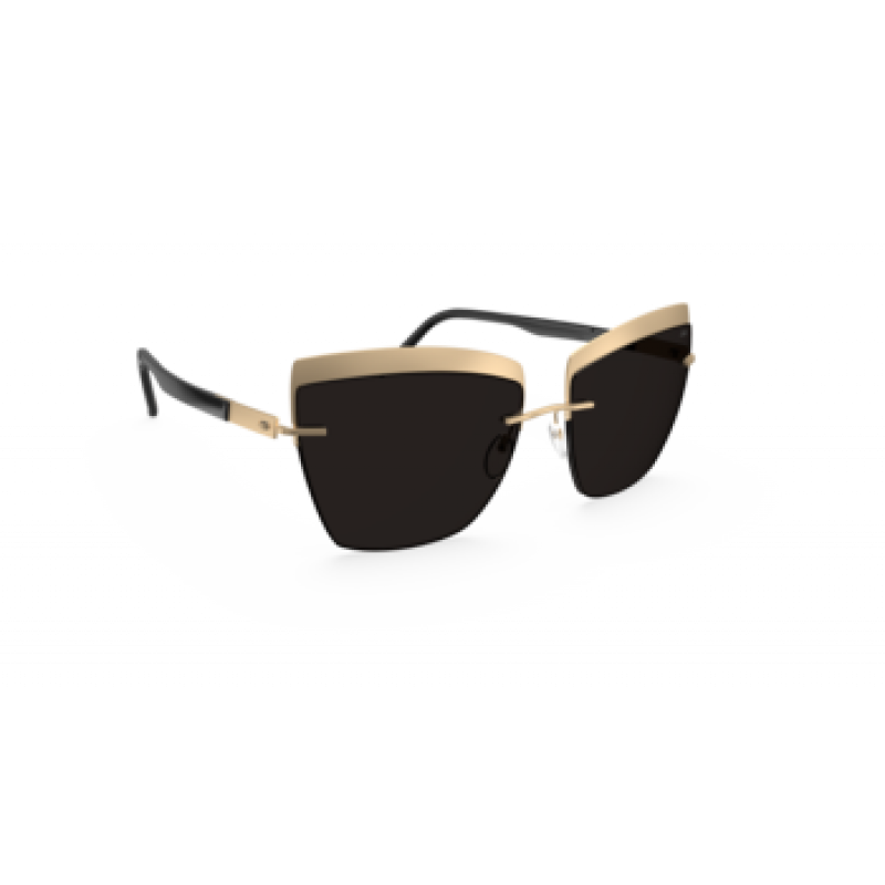 Sunglasses Silhouette Accent Shades 8189 7630 Gold/Black Sunglasses Silhouette Accent Shades 8189 7630 Gold/Black